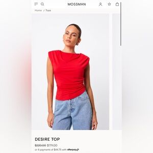 Mossman red top US 4